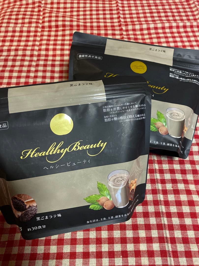 【新品】カーブス ヘルシービューティー 黒ごまラテ味 30食分　２個セット