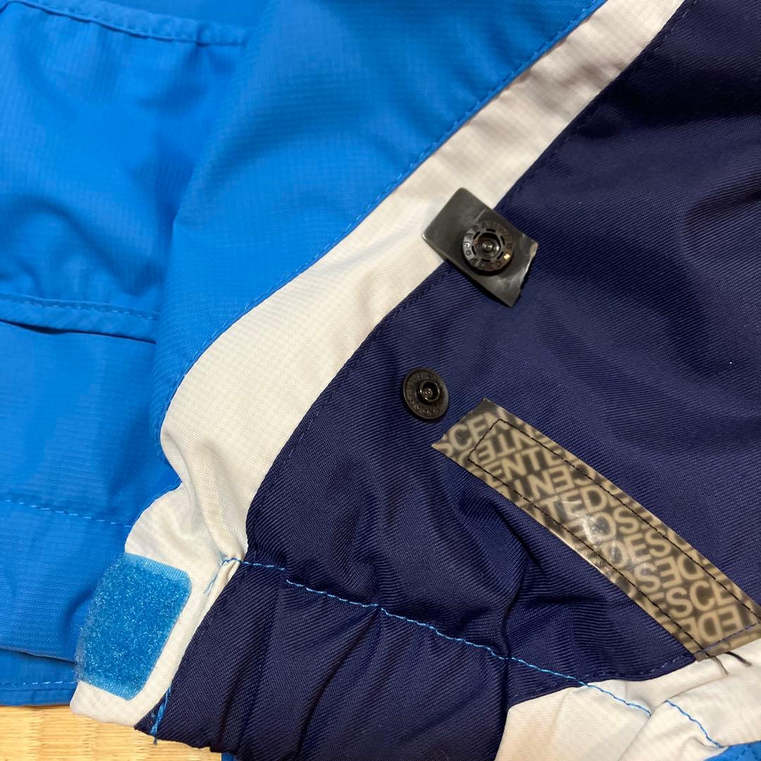 DESCENTE スキー スノーボードウェア 上下セット 男性用 青