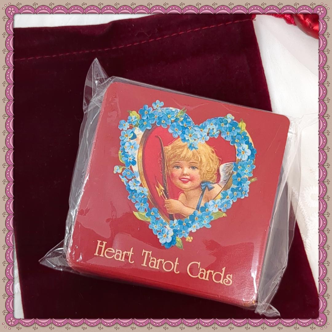 正規品希少デッキ✨珍しいスクエア型✨ハートタロットカード Heart tarot