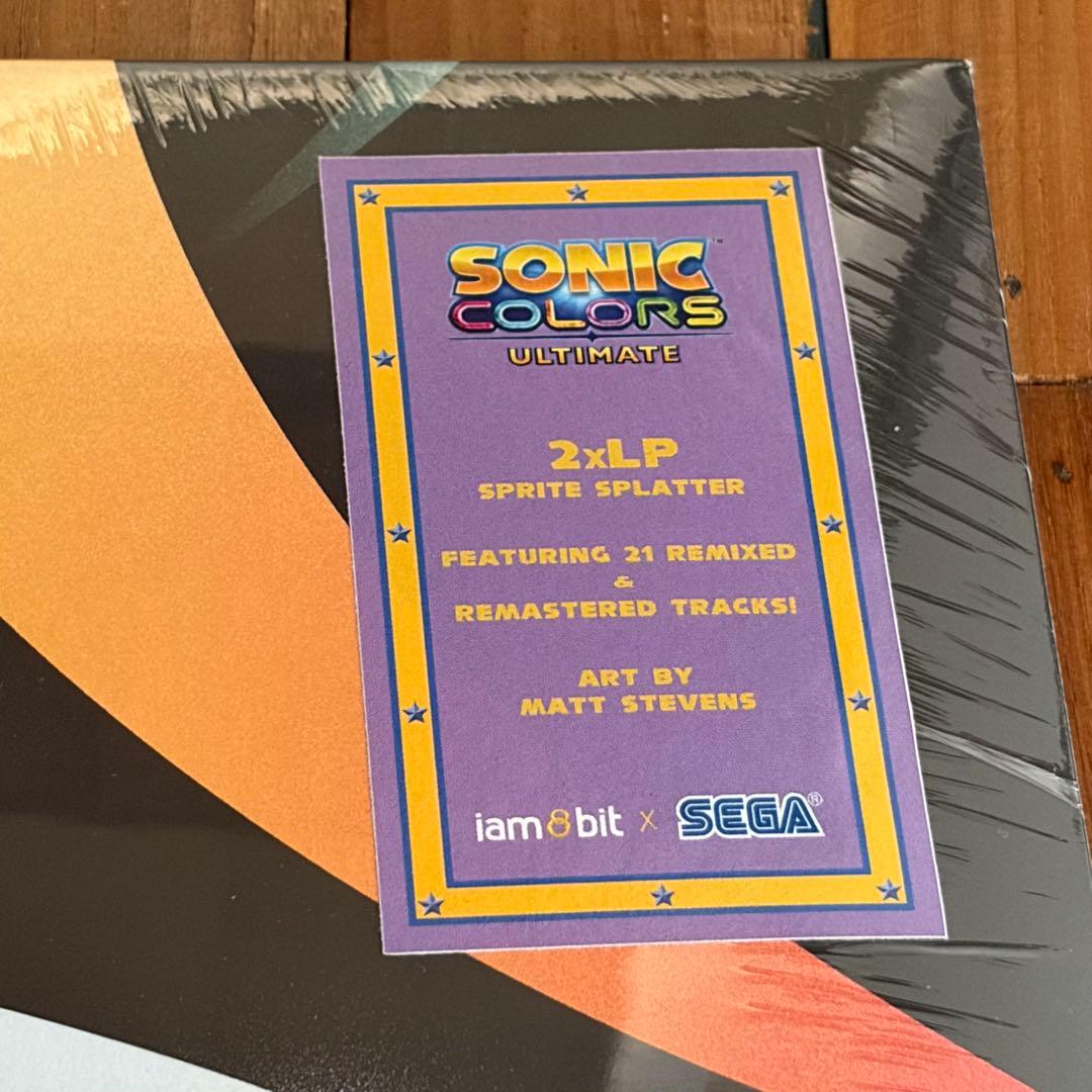 【新品未開封】ソニック カラーズ アルティメット 2xLP