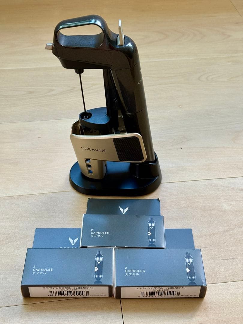 Coravin コラヴァン 本体＋カプセル6本セット 箱なし