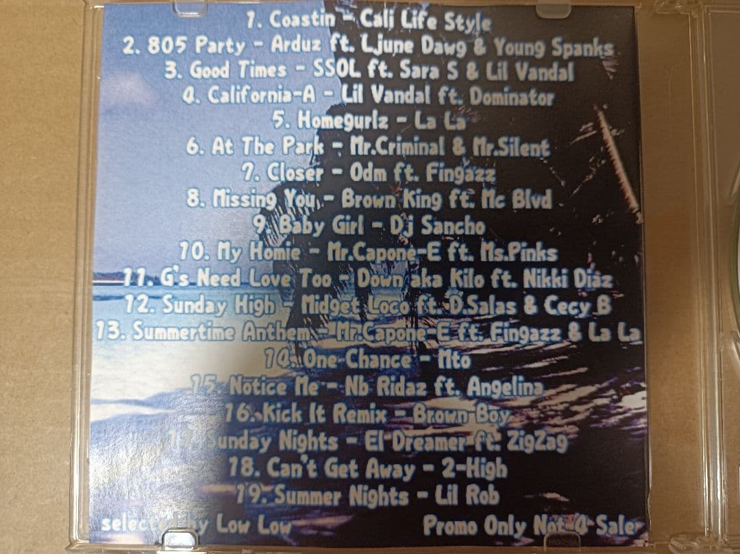 CHICANO RAP lowlowセレクトアルバム　非売品　CD-R 6枚