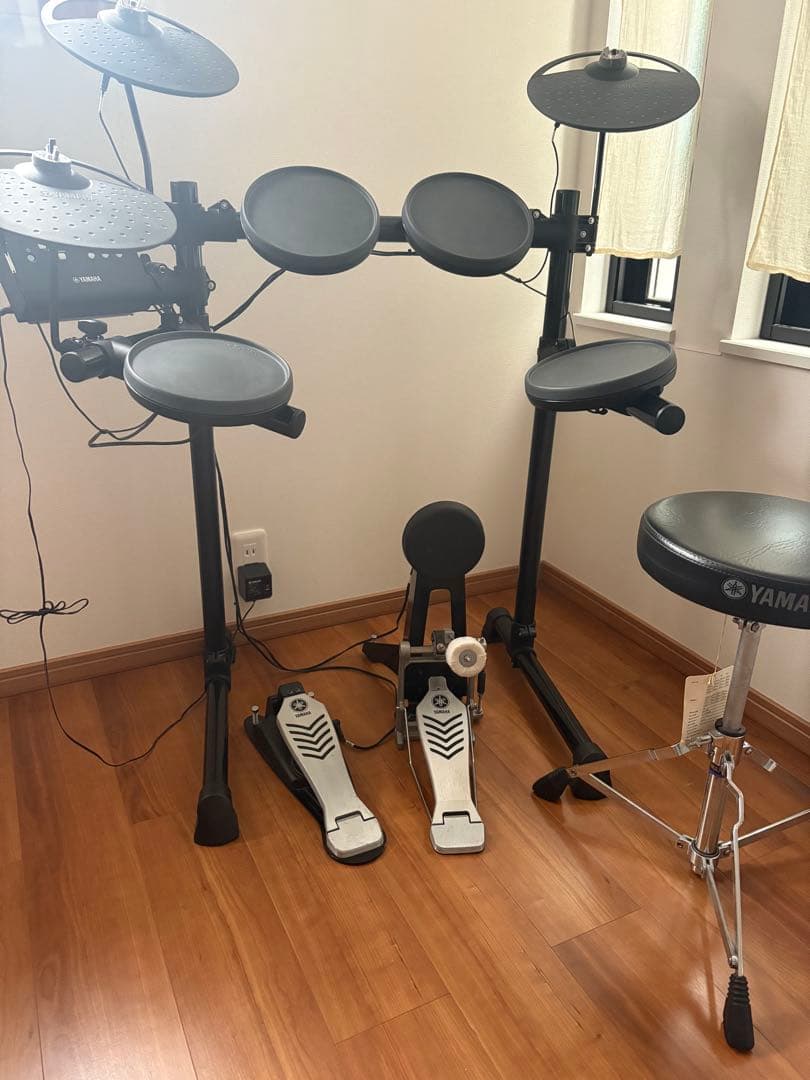 椅子付き ヤマハDTX430K 未使用追加シンバル有り 電子ドラムセット