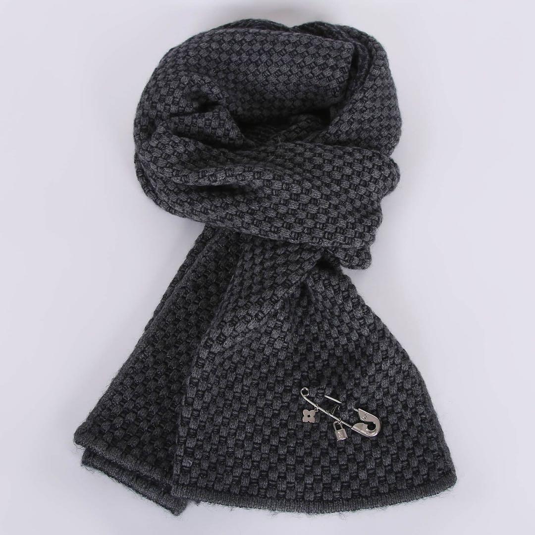 LOUIS VUITTON カシミヤニットマフラー