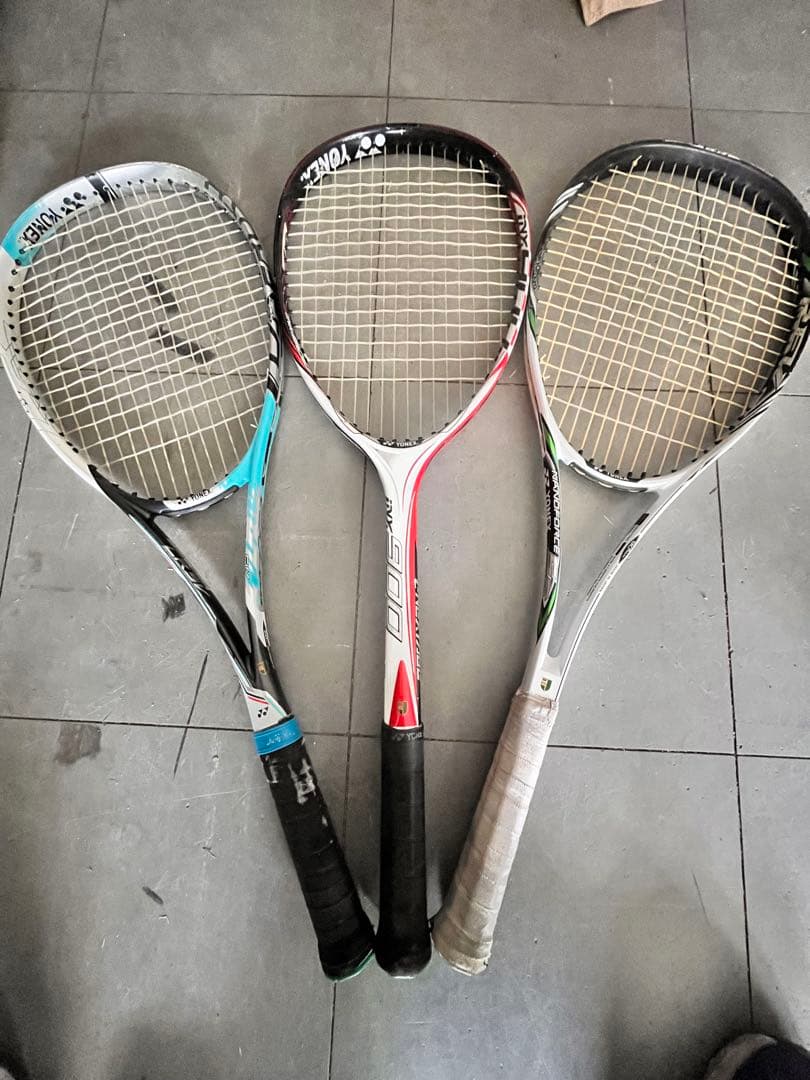 テニスラケット 3本セット 使用感あり