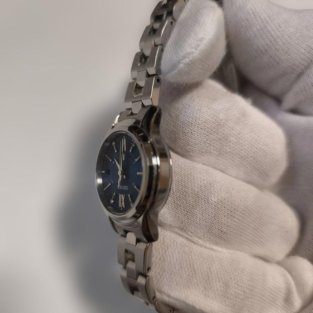 SEIKO　LUKIA　ルキア　電波ソーラー　ダイヤ入り　ネイビー限定品　美品！