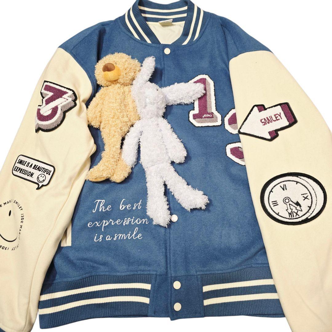 13 DE MARZO トレセデマルソ スタジャン SMILEY テディベア L