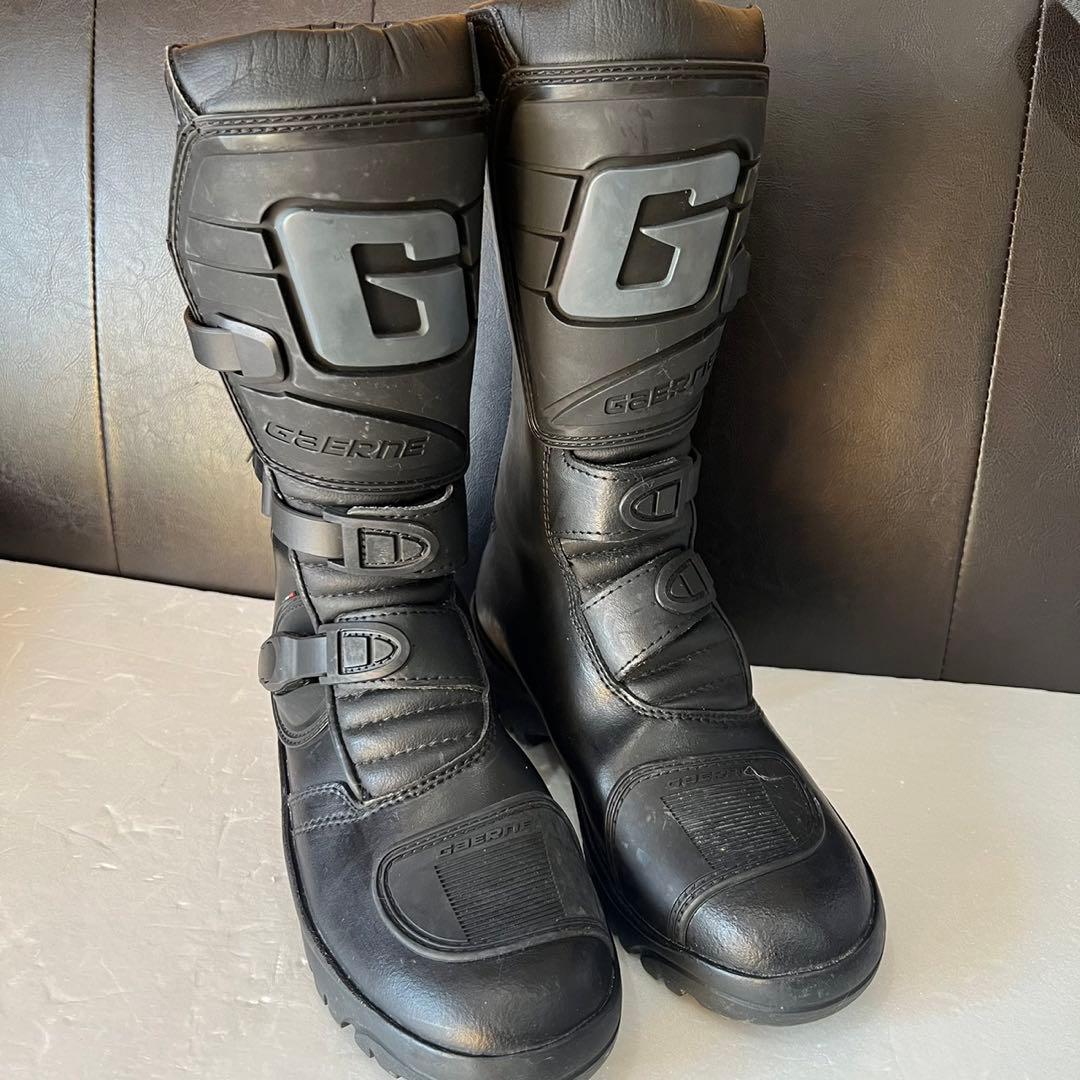 ガエルネ G-ADVENTURE バイク　シューズ　おしゃれブラック 26.5㎝