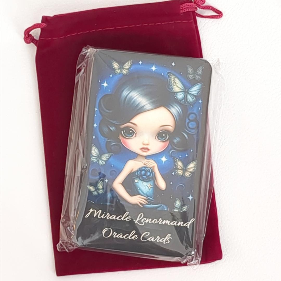 【正規品ルノルマンカード】ビッグアイズなドールやブライスの雰囲気✨ミラクルデッキ