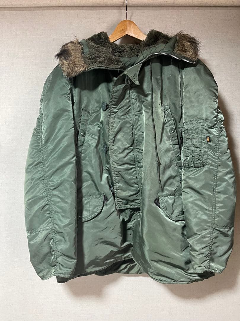 古着 ALPHA N-3B madeinusa フライトジャケット アメカジ