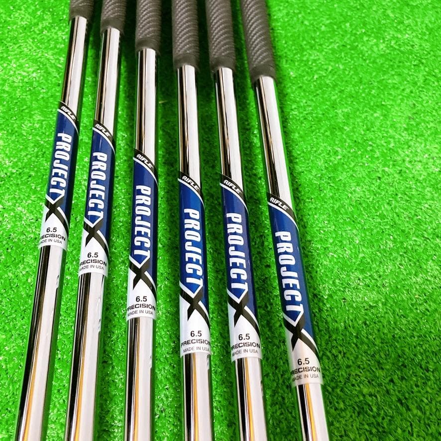 ロマロ RayMC BLACK LIMITED アイアン6本 PROJECT X