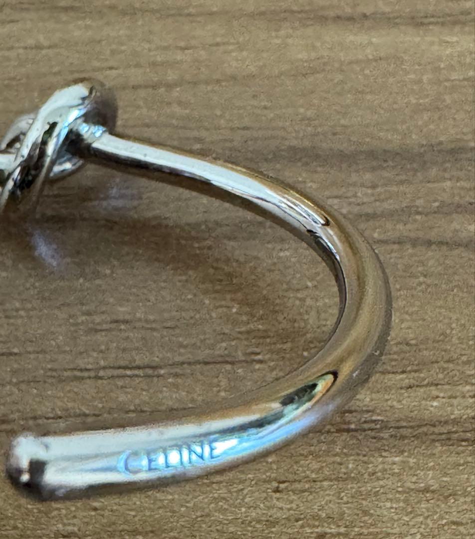 CELINE ノットデザイン バングル