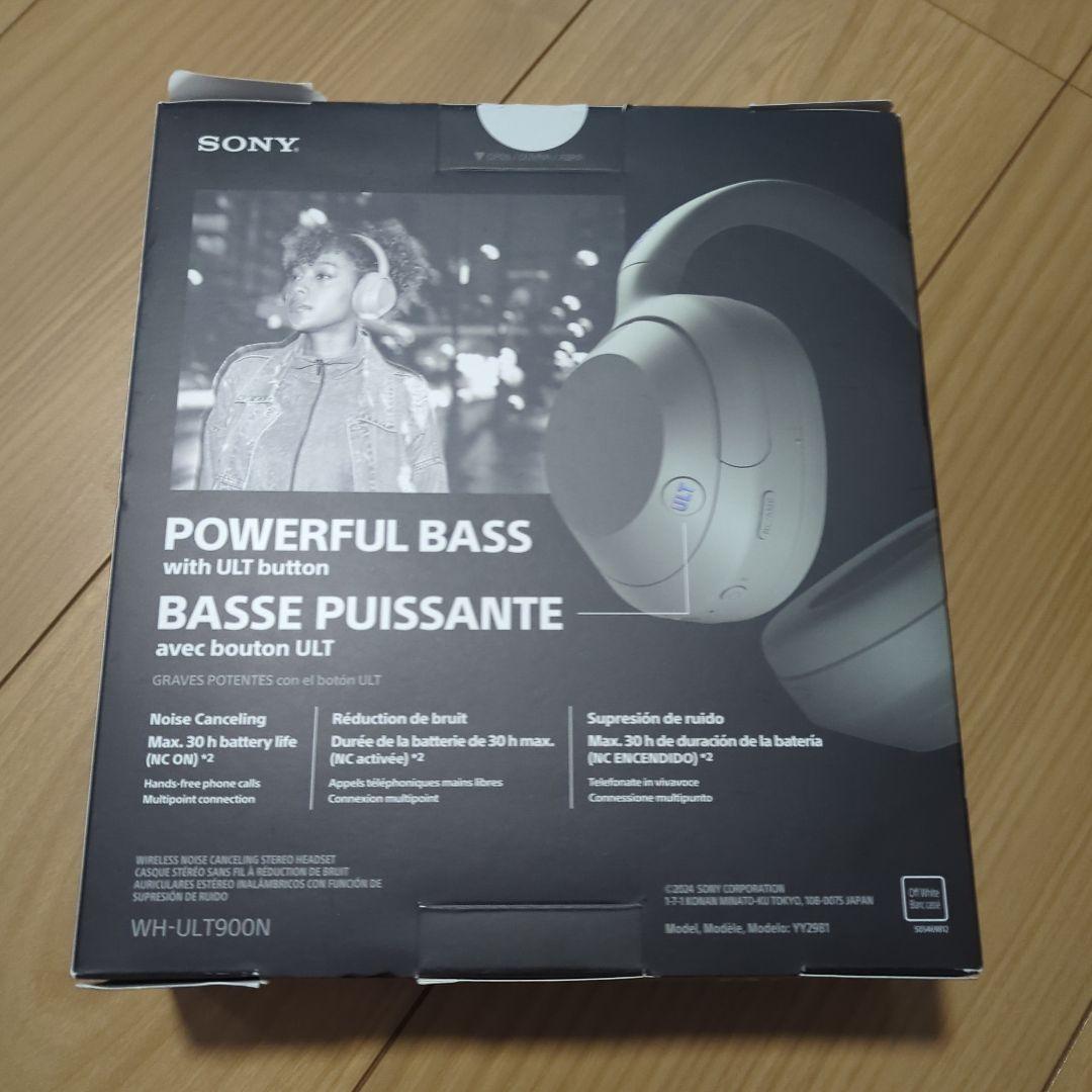 SONY ULT ワイヤレスヘッドホン ホワイト ケース付き