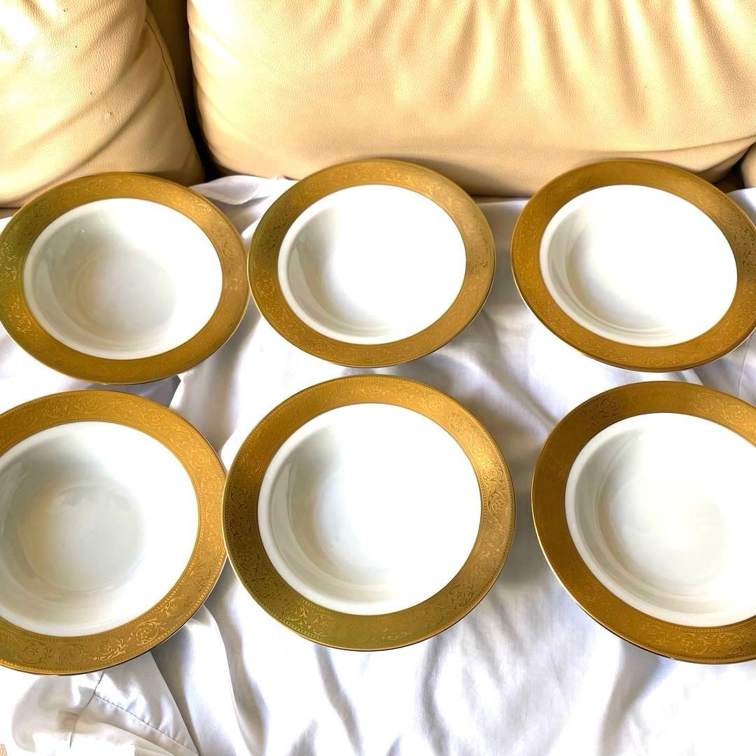 16.美品☆アビランド☆ティスル☆スーププレート6枚