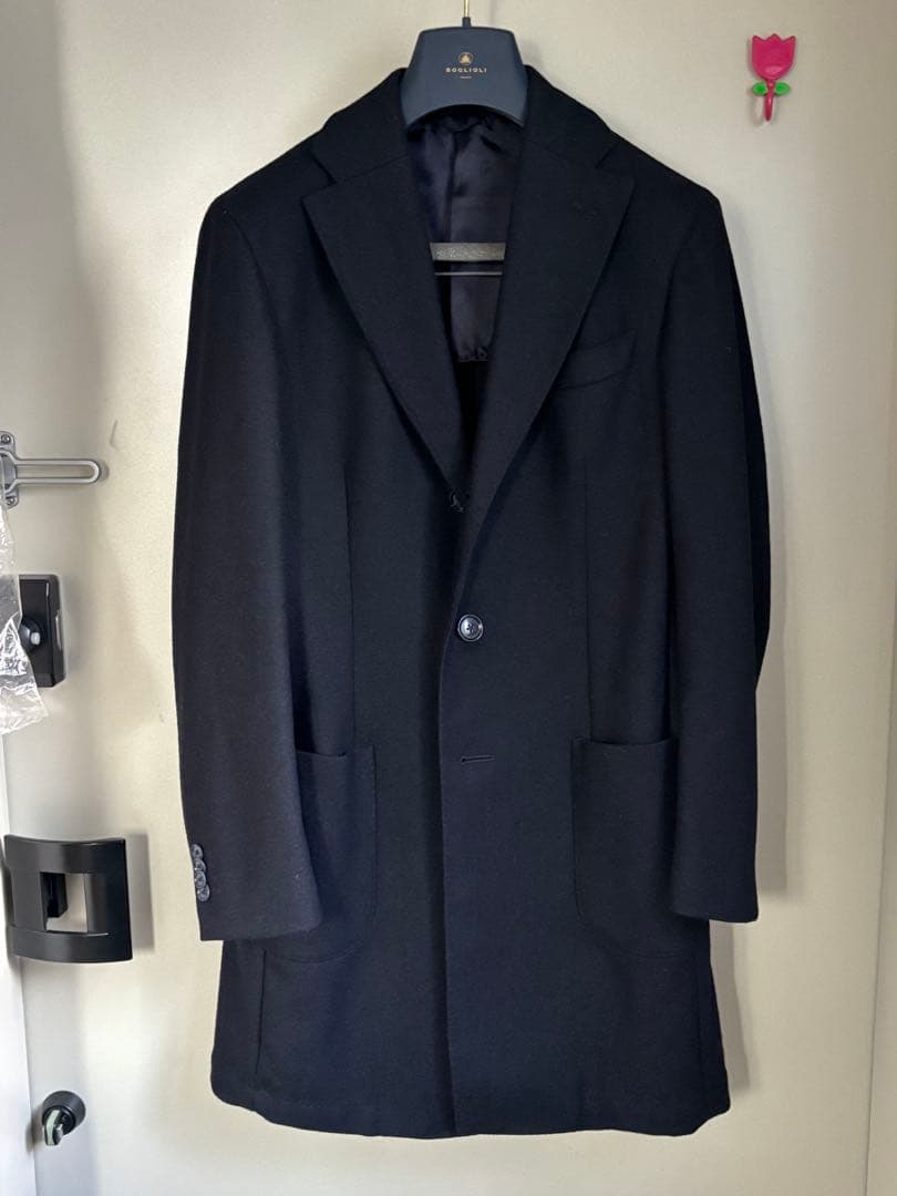 L.B.M.1911 チェスターコート 46 M ネイビー イタリア製