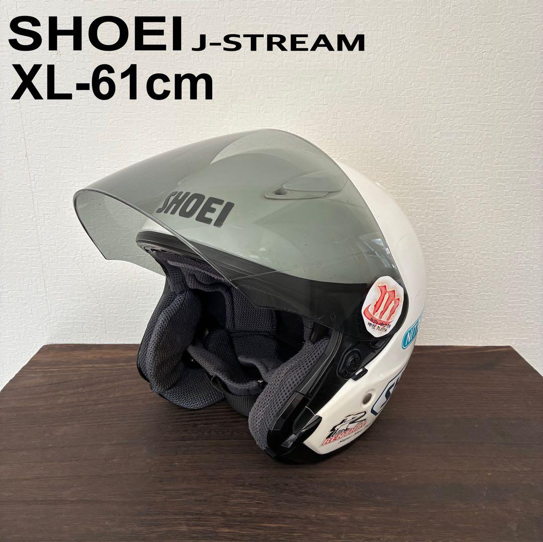 【ジャンク品扱い】SHOEI J-STREAM ジェットヘルメット XL