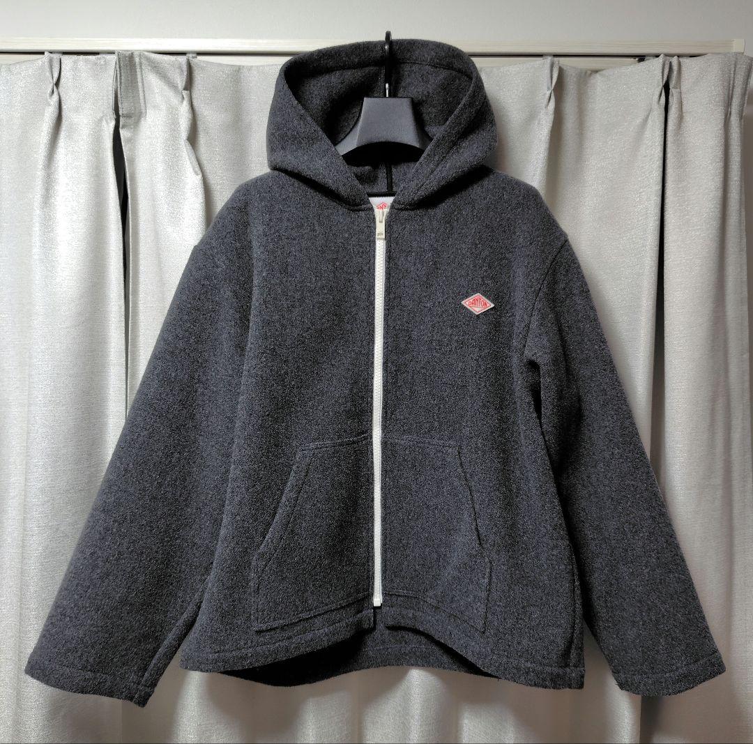 DANTON ダントン ウールパイル フード付き ジップジャケット　42 美品
