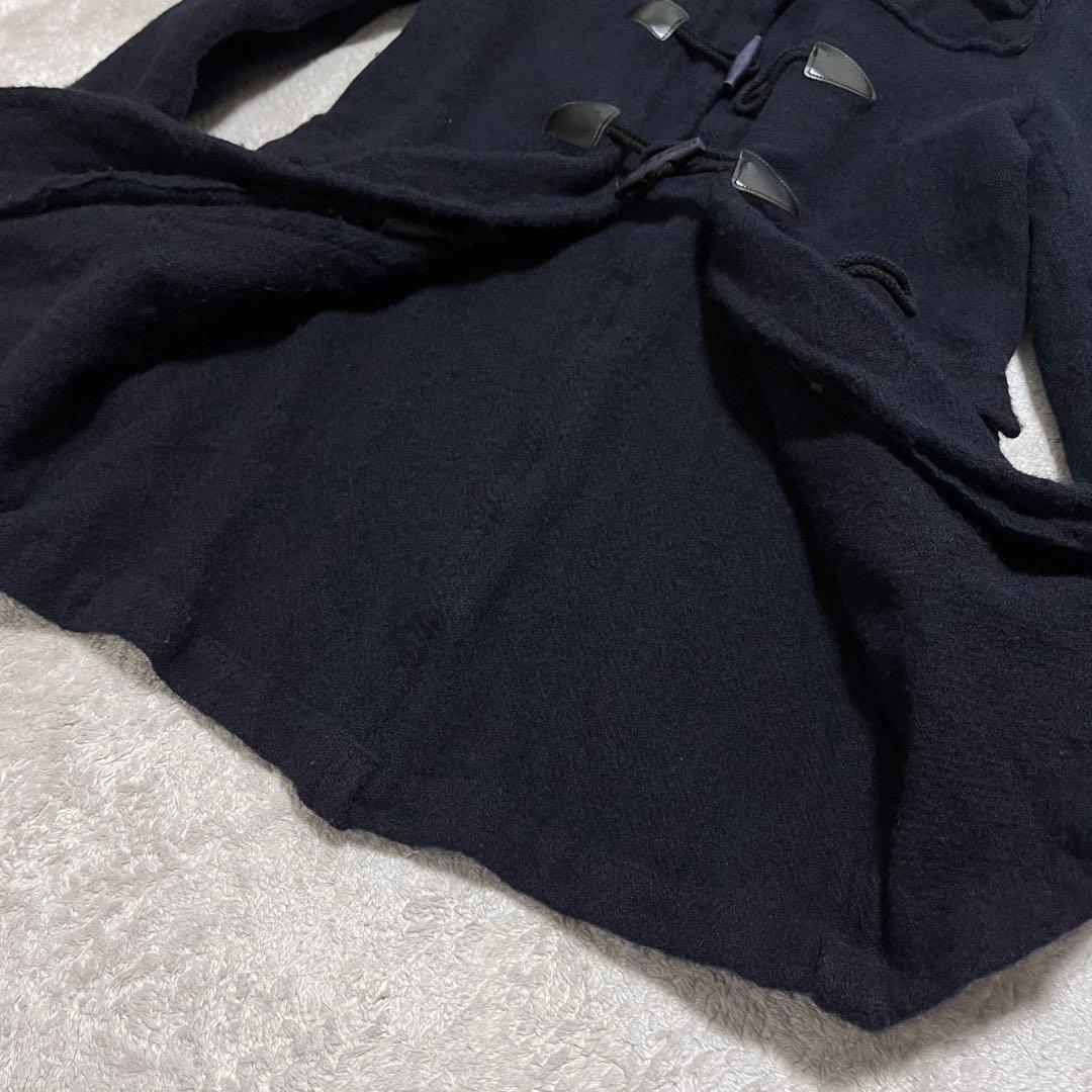 あかさ　 プリュス　エバーグリーン　縮絨ウール　ダッフルコート