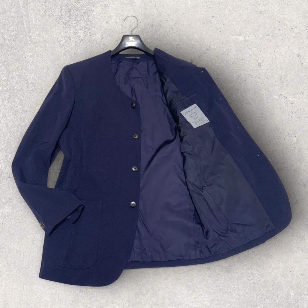 yohji yamamoto ヨウジヤマモト テーラードジャケット ネイビー