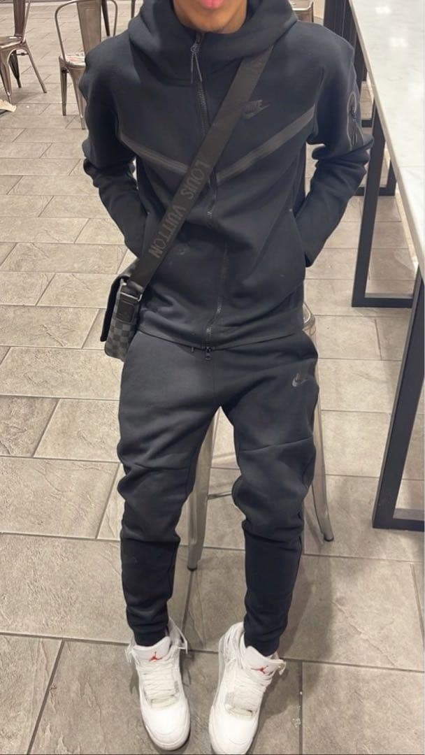 NIKEテックフリース　⭐️廃盤レア　ブラック　セットアップ