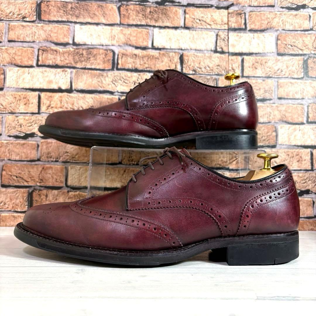 美品■ランウォーク■ビジネスシューズ✨ウィングチップ GELソール セレモニー