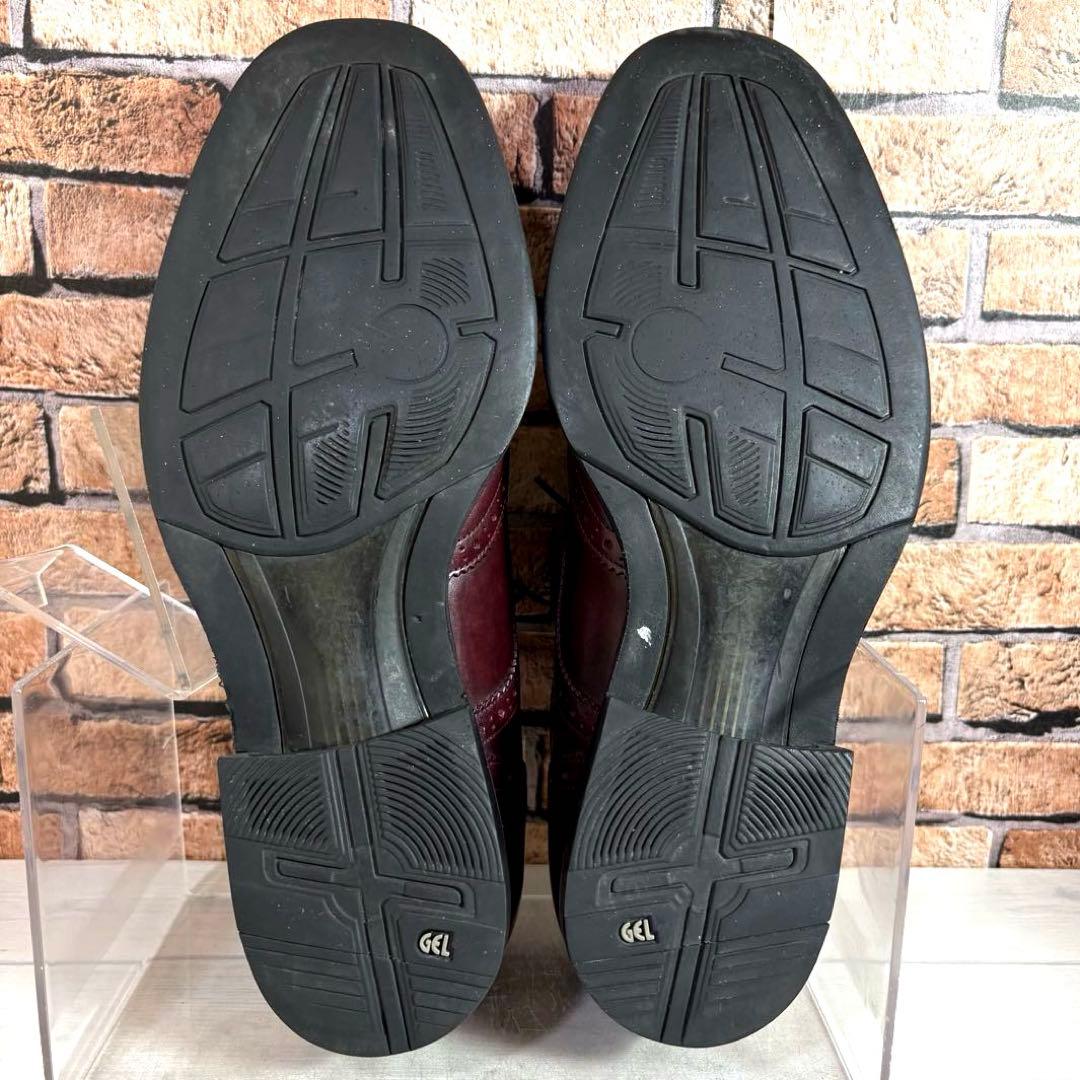 美品■ランウォーク■ビジネスシューズ✨ウィングチップ GELソール セレモニー