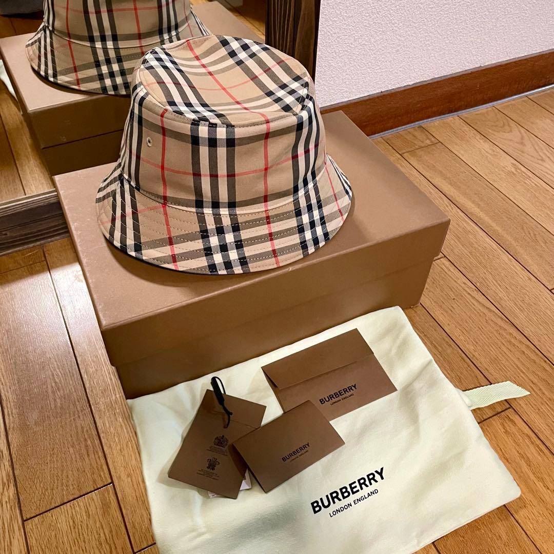 BURBERRY ヴィンテージチェック バケットハット M