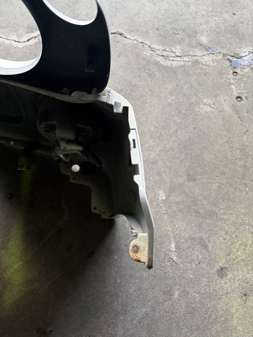 HE21Sラパンss ホワイト フロントバンパー ヘッドライト付き