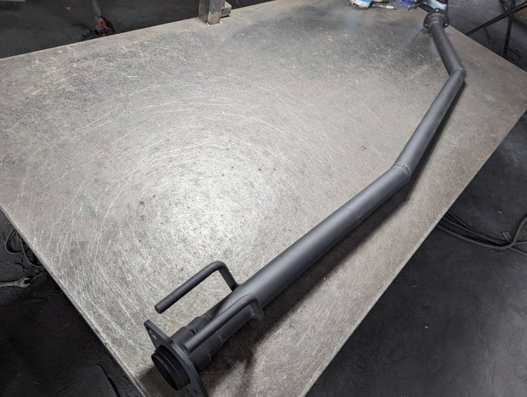 EP3シビックタイプR！オリジナル中間ストレートマフラー！