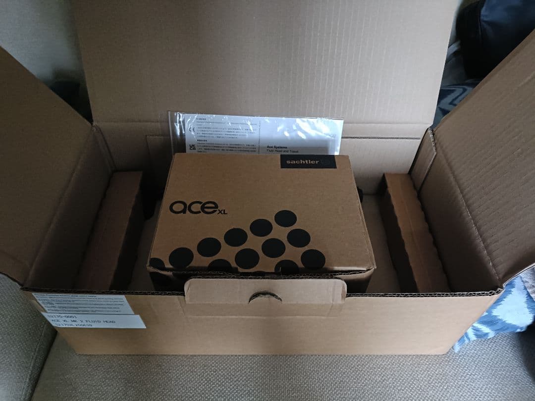 Sachtler ace xl MK2 75mmボールヘッド