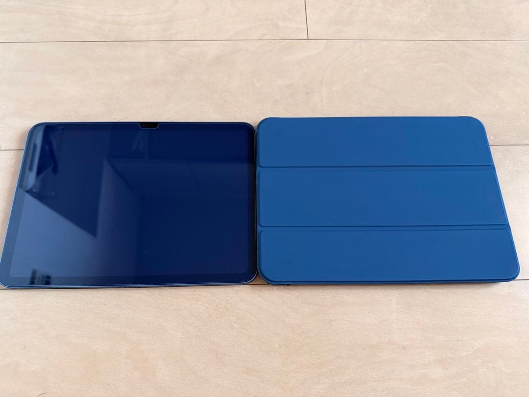 美品Apple iPad 63G 10世代ブルーとカバー