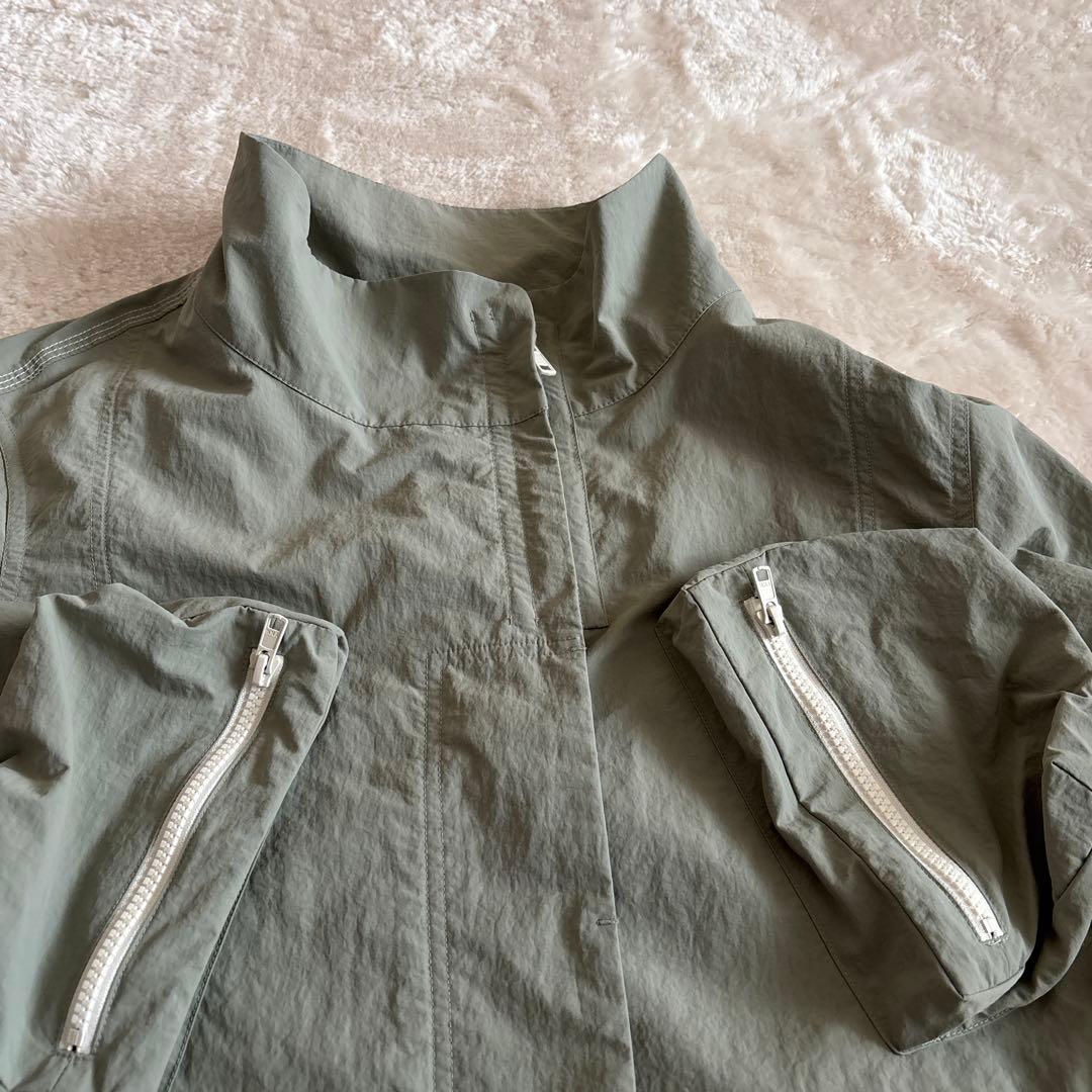 m-mefu センソユニコ　コート　ナイロン　ロング丈