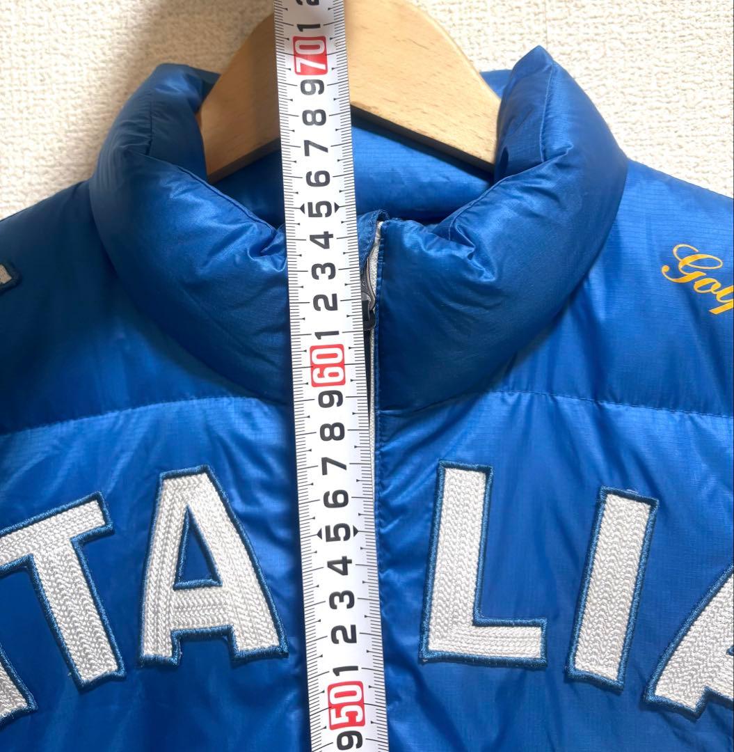 kappa golf イタリアロゴ刺繍ダウンジャケット