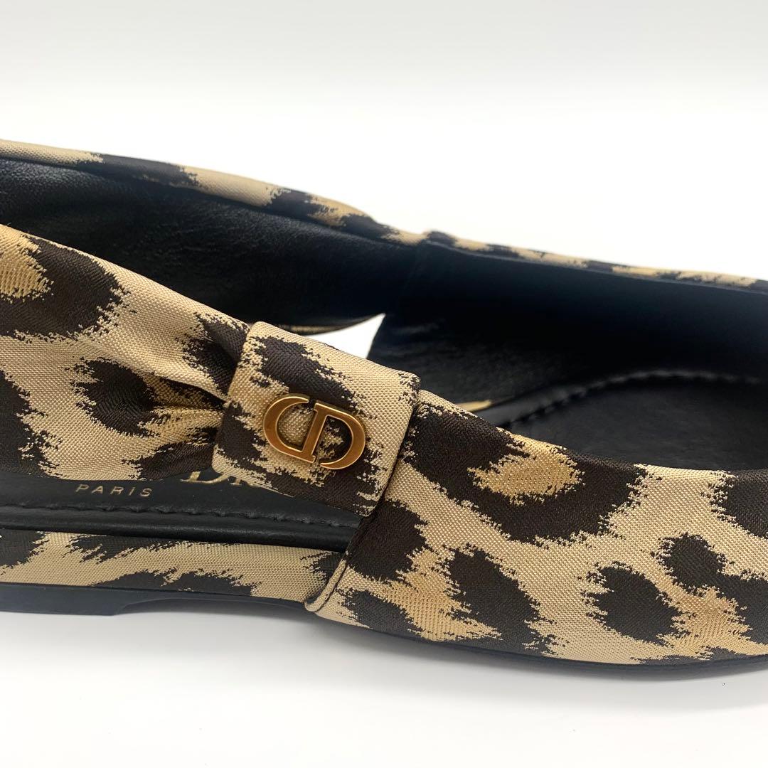 未使用品 クリスチャンディオール レオパード柄 パンプス 22cm