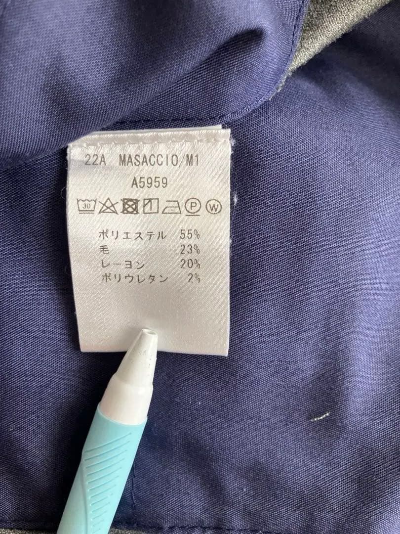 【超美品】giab’s ARCHIVIOマサッチョ テクノウール44 グレー