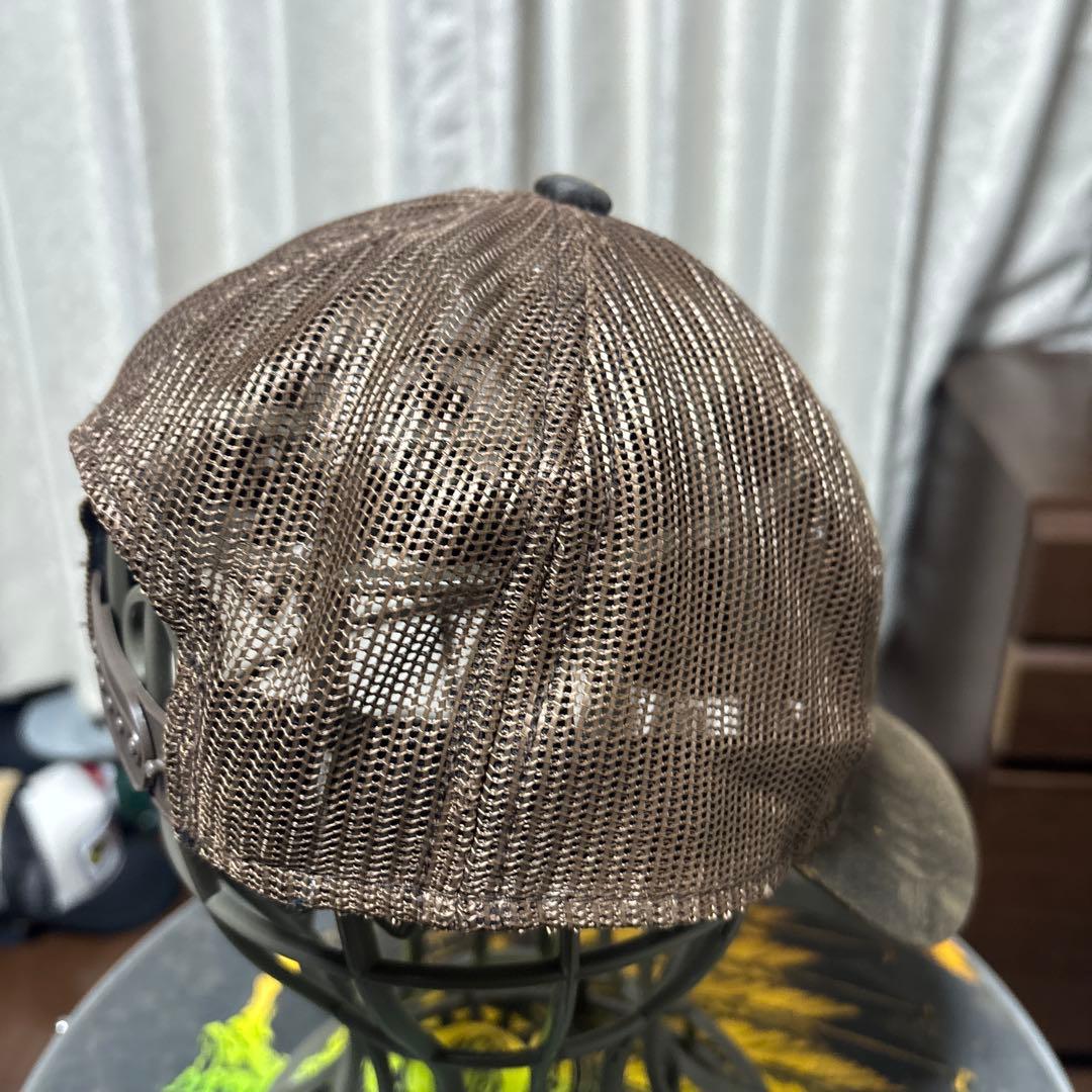 希少　ビンテージ　Bass Pro Shops レザー　メッシュ　ブラウン