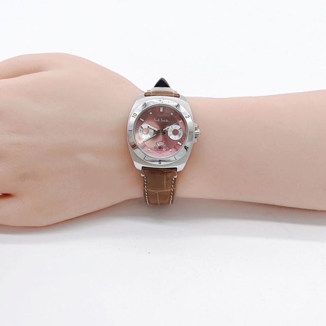 Paul Smith ポールスミス ディスクアイズ フクロウ 稼働 箱付 ピンク