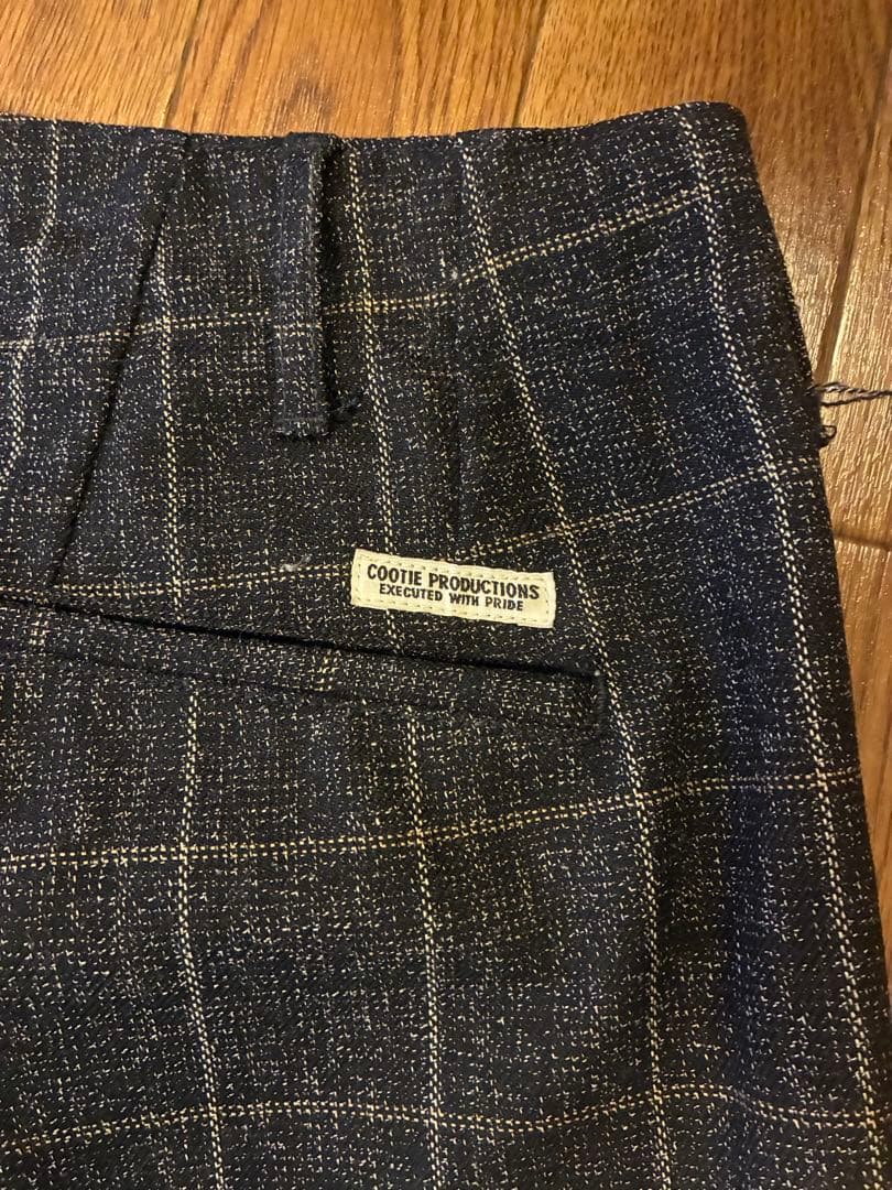 パンツ COOTIE Melange Wool 2 Tuck Trousers