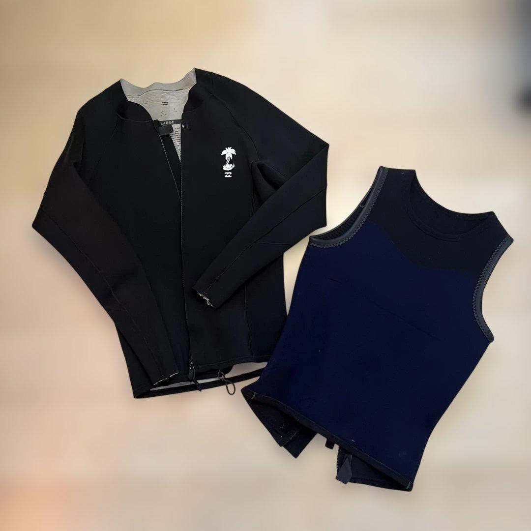 BILLABONG ウェットスーツベスト タッパー　２点セット