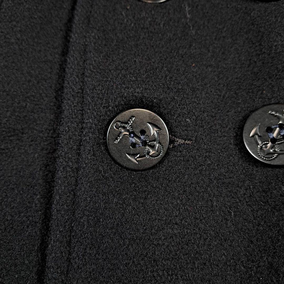 美品　ショット　USA ピーコート　キルティング　黒　サイズ18 ダブル