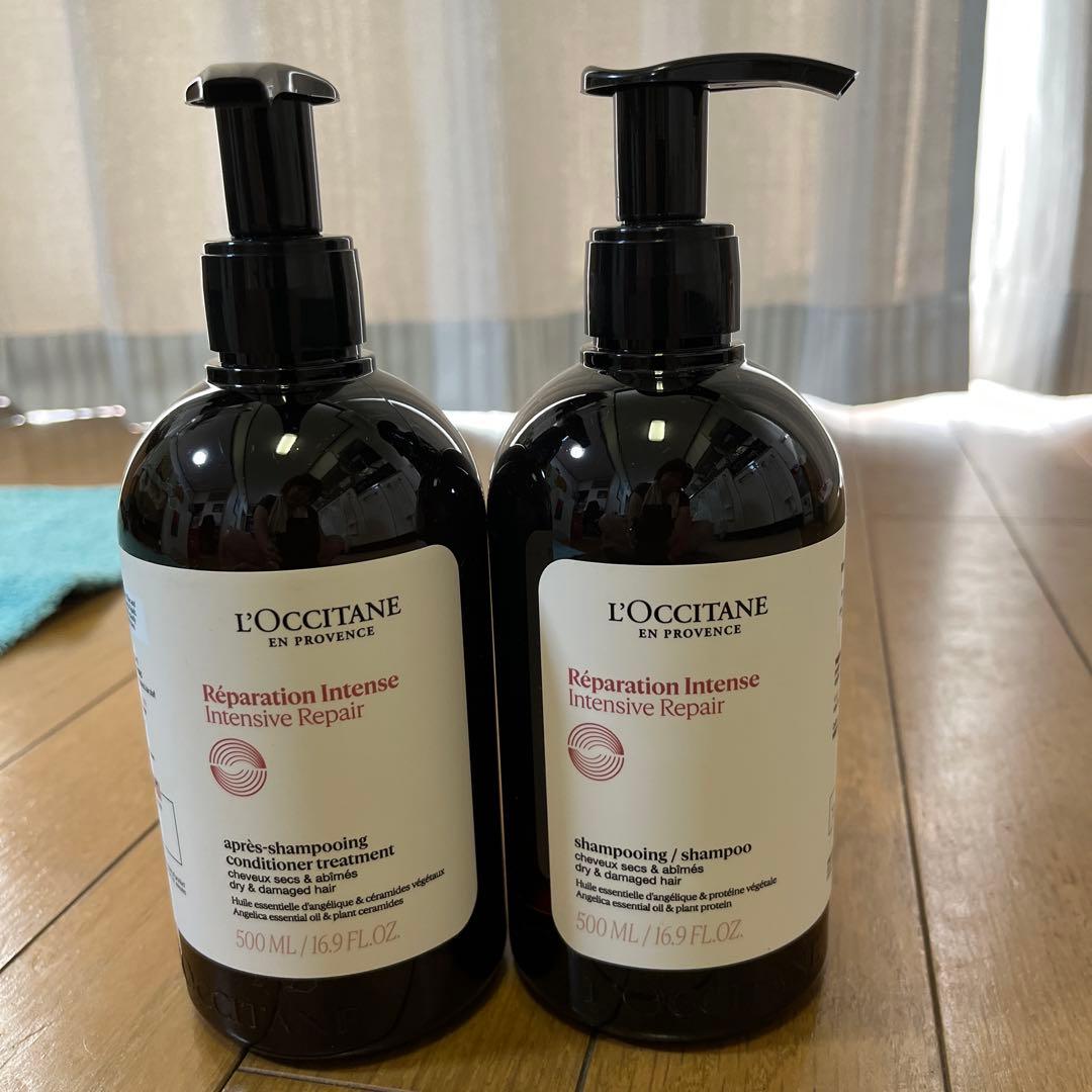 ロクシタン　インテンシブリペア　シャンプー、コンディショナー　500mLセット