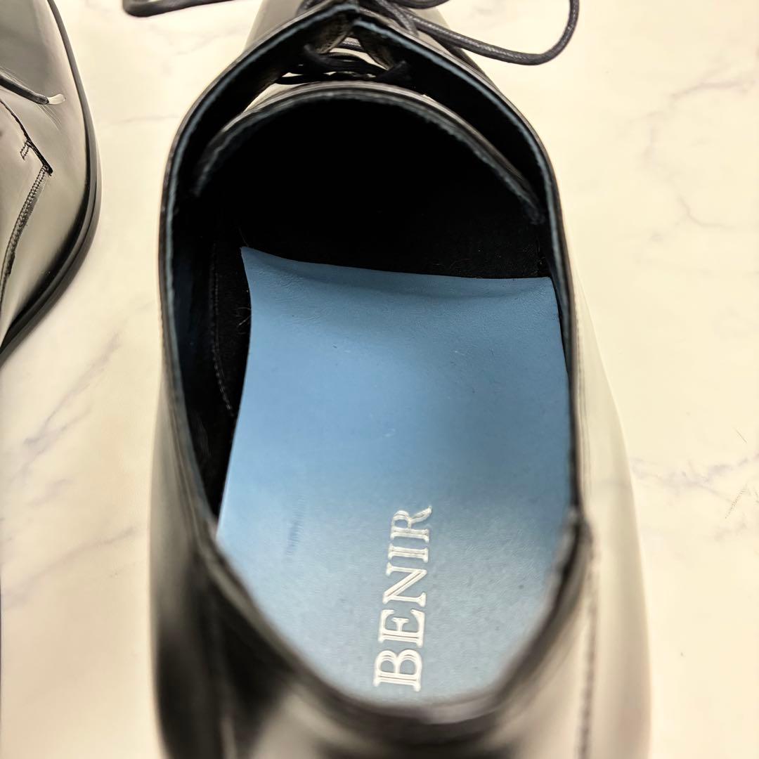 極美品✨BENIR ベニル　ブライダルシューズ　27.5㎝　ヒール3㎝　ブラック