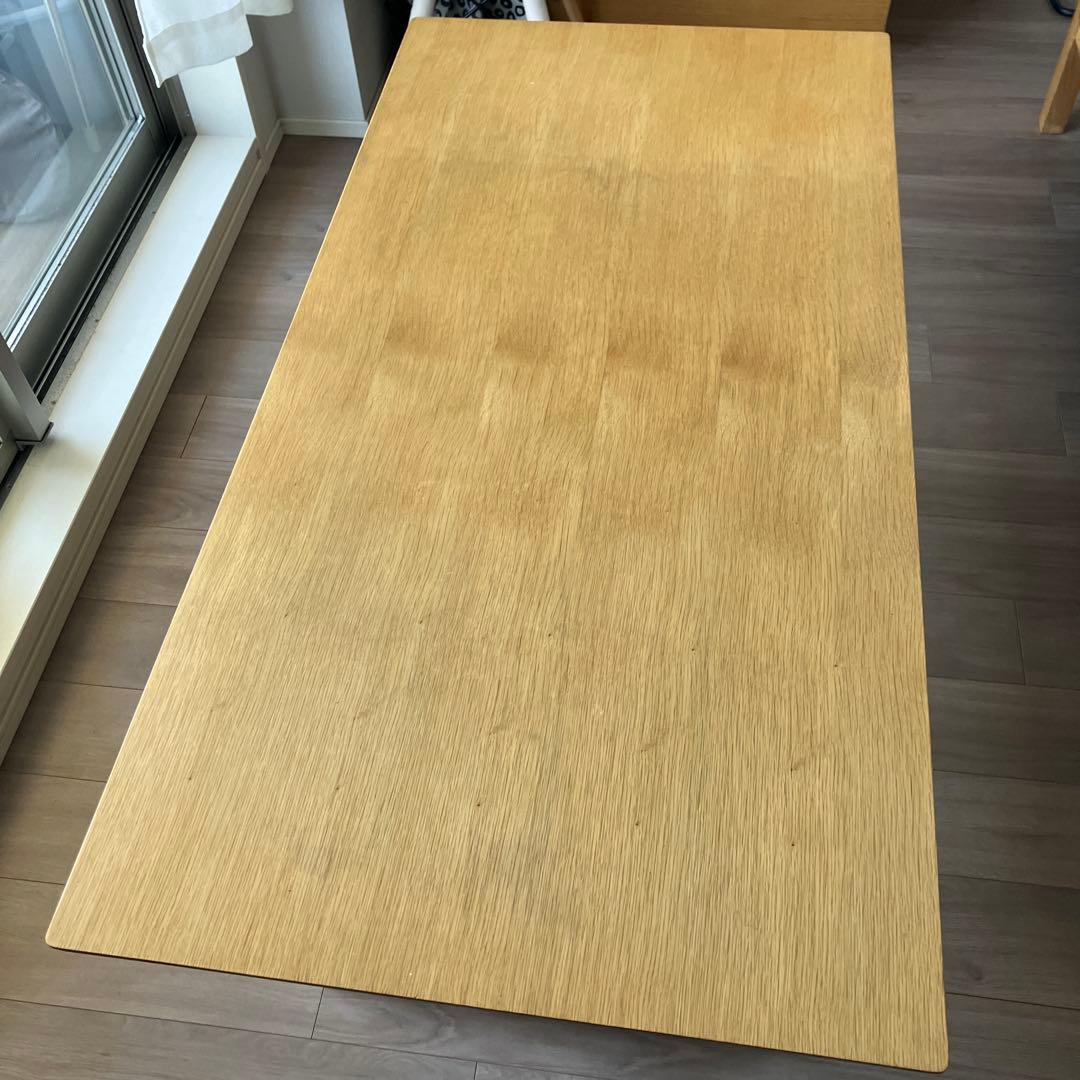 無印良品　ナチュラルウッド シンプルテーブル T字型脚