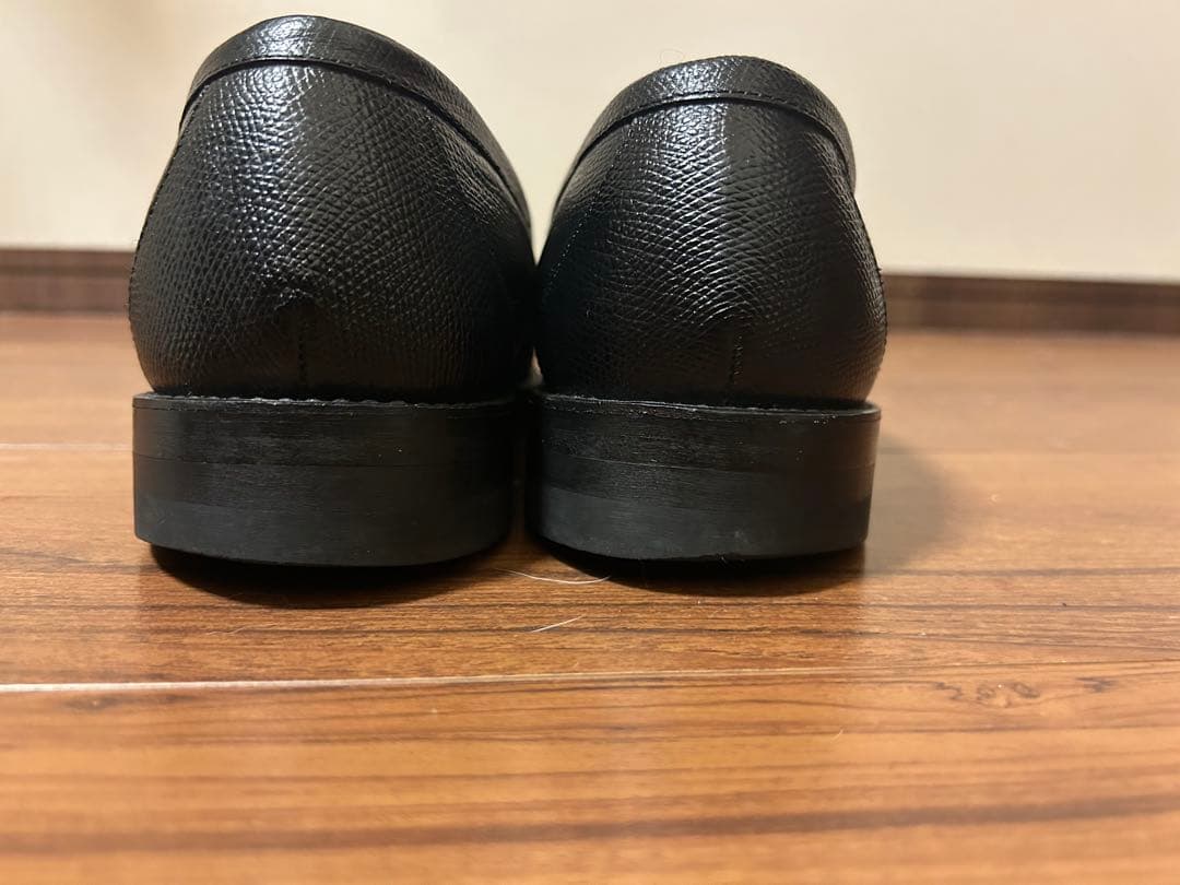 【美品】リーガル REGAL タッセルローファー　シボ革　ブラック　2641