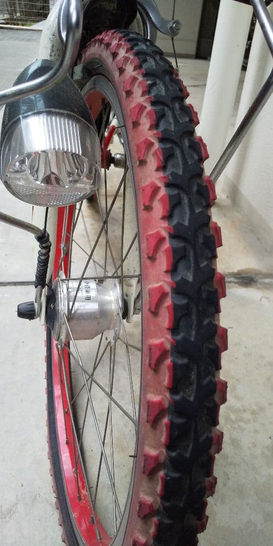 マウンテンバイク 赤と白 22インチ