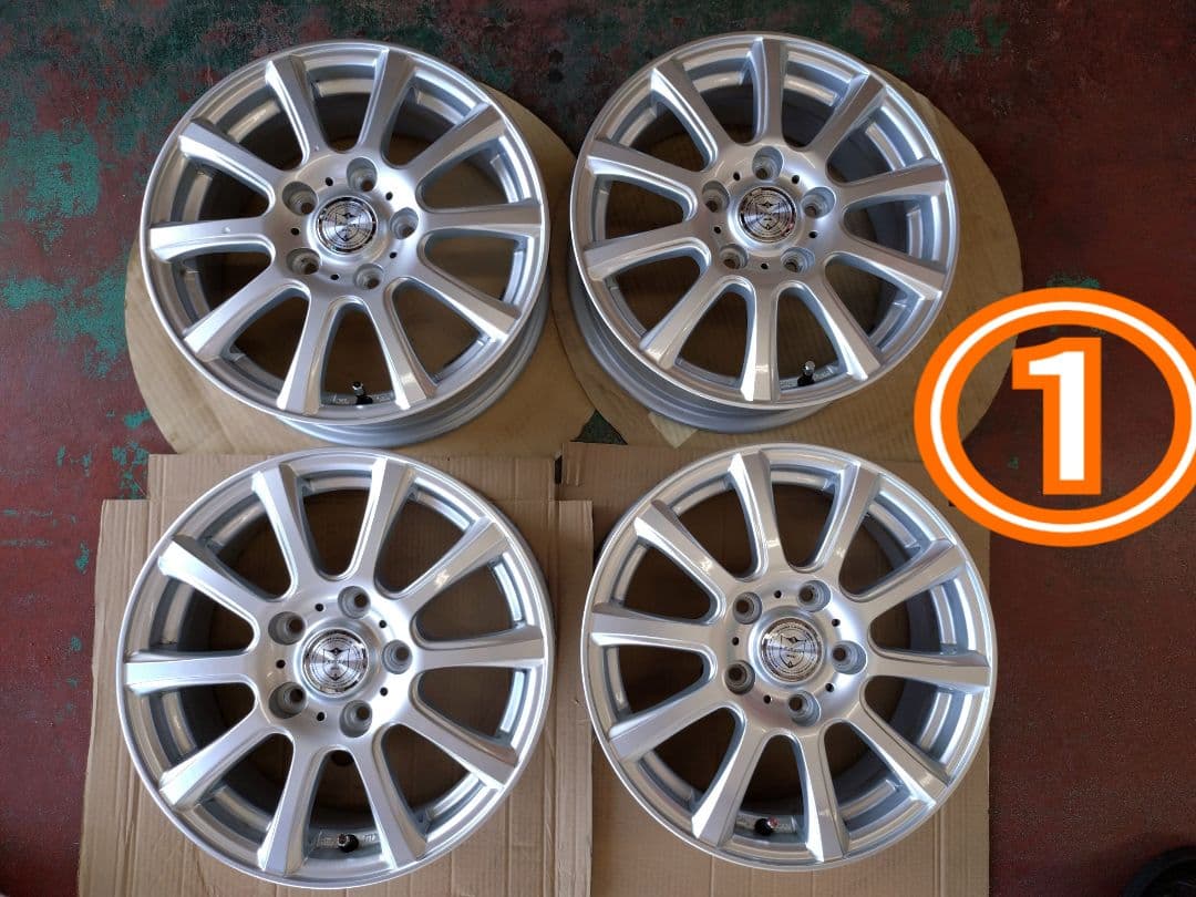 ①アルミホイール　ウェッズ/ジョーカーマジック 4本SET