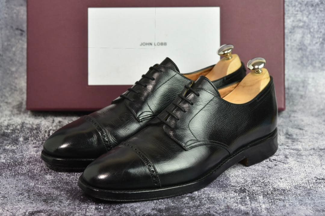 ジョンロブ　ラッセル　7E　ブラック　グレインレザー　JohnLobb