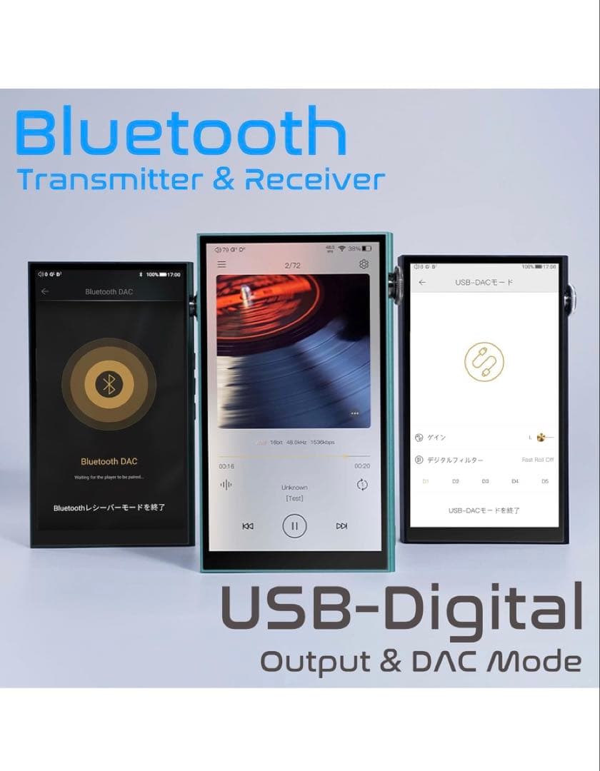 【新品未使用品】iBassoAudio DX180 ブラック