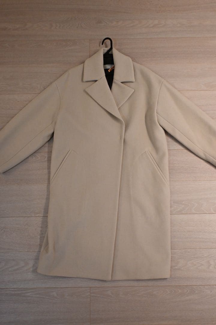 IÉNA チェスターコート　オーバーサイズ　ホワイト クリーム色　38