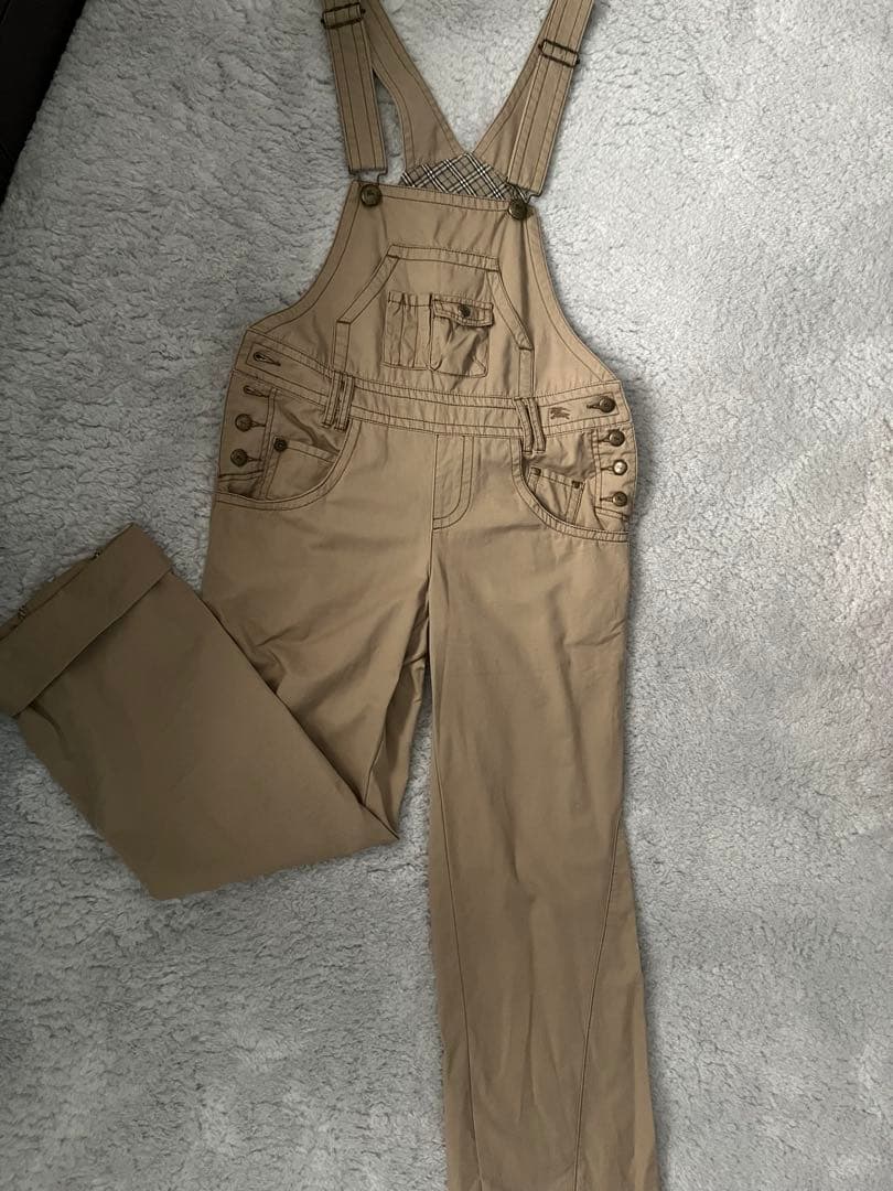 Burberry Blue Label ベージュサロペット